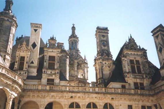 0713 Chambord Kasteel Torens